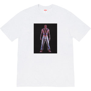 Supreme Tupac Hologram Tee Ash Grey by Supreme in . Available at KershKicks for £90.00. A must-have for fans of Supreme looking to elevate their style with this T-Shirt.