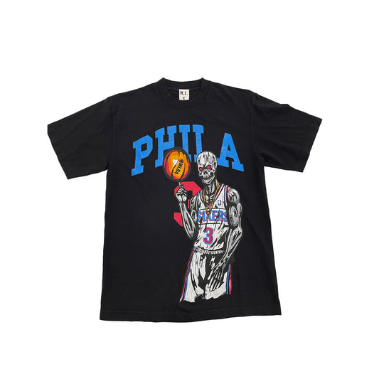 Warren Lotas Allen Iverson T-Shirt Black by Warren Lotas in Clothing. Available at KershKicks for £88.00. A must-have for fans of Warren Lotas looking to elevate their style with this T-Shirt.