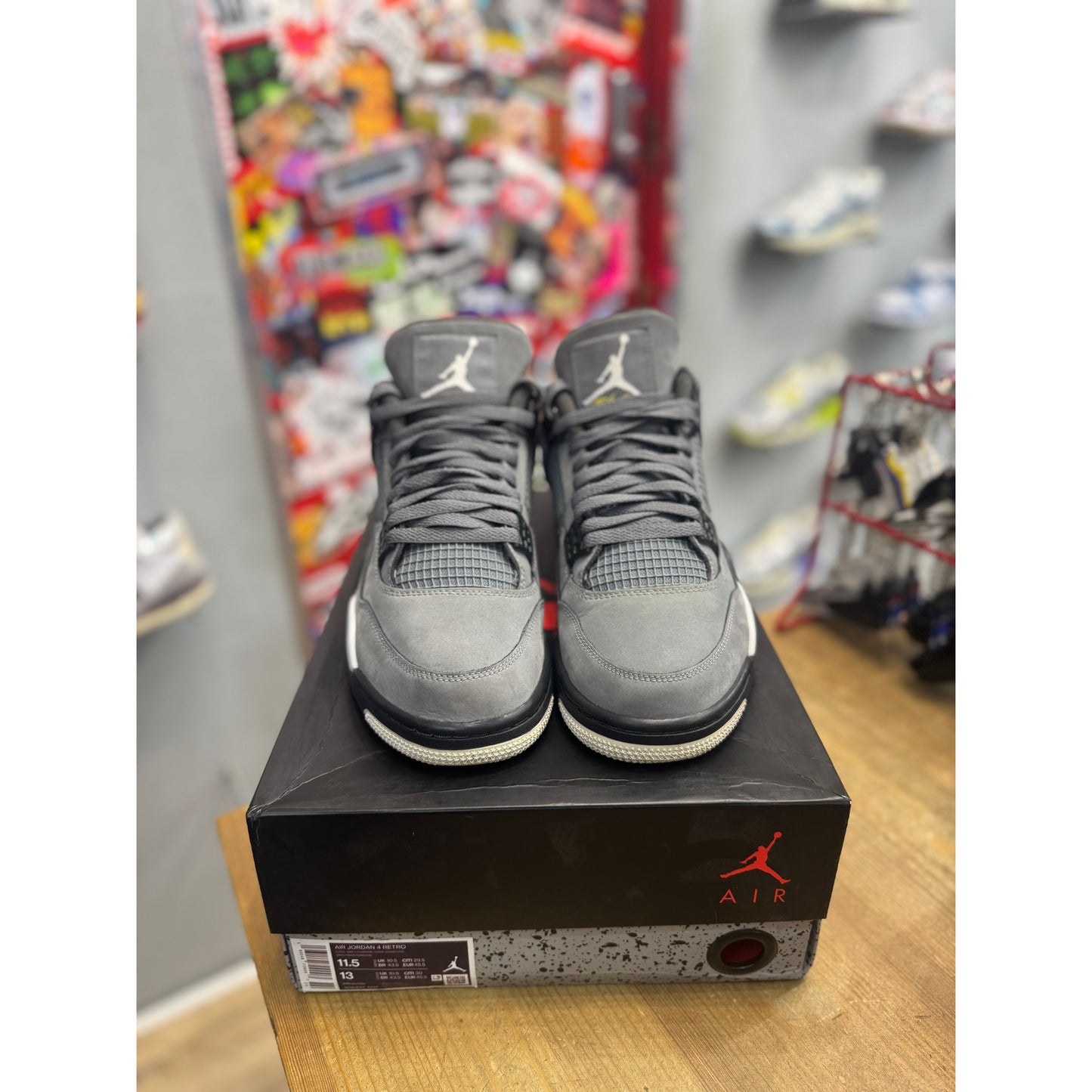 Jordan 4 Retro Cool Grey UK 10.5