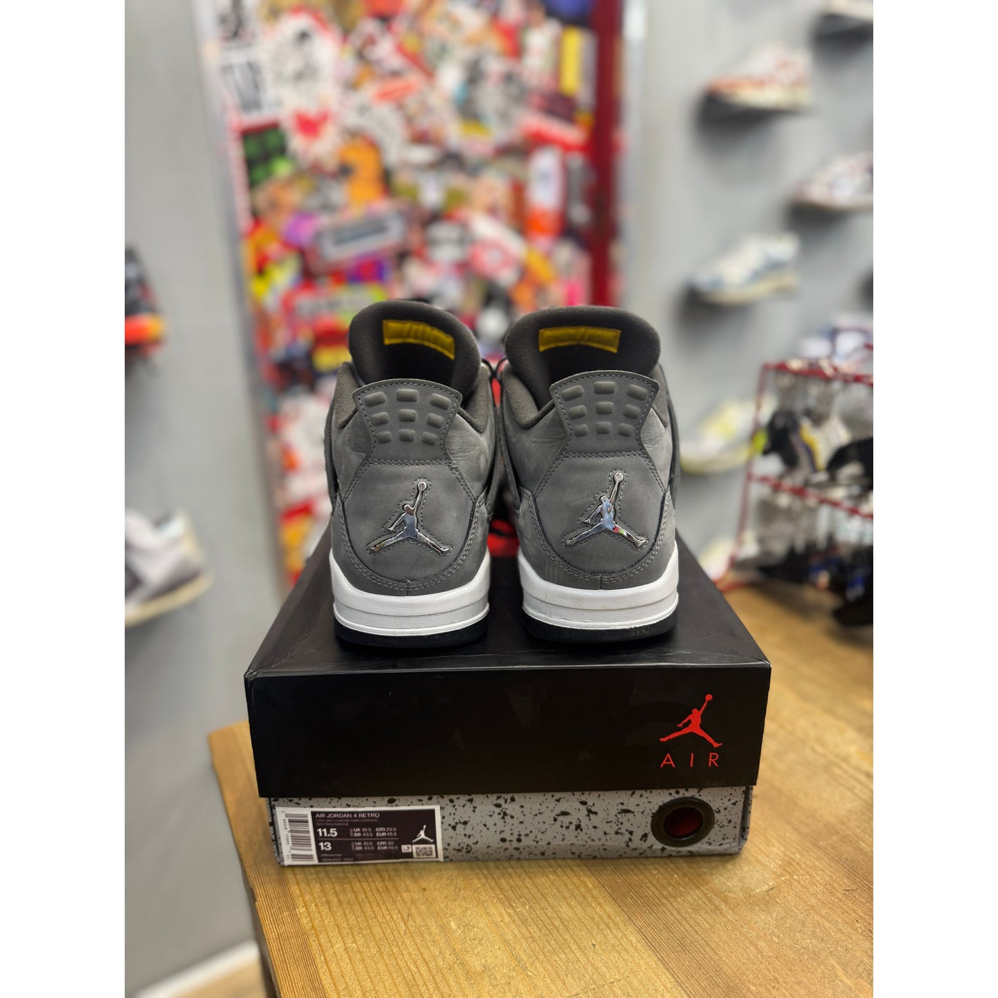 Jordan 4 Retro Cool Grey UK 10.5