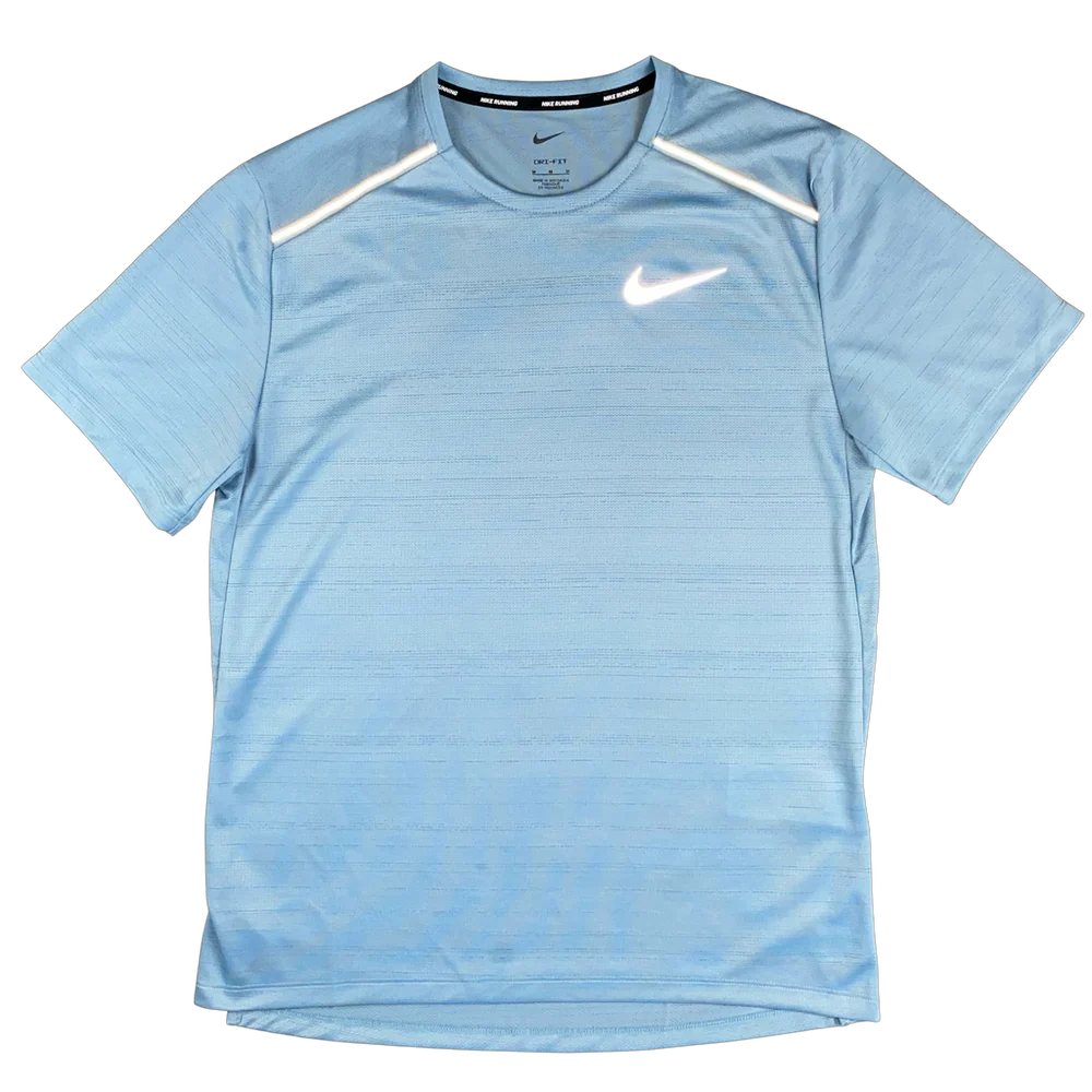 Nike Dri-Fit Miler 1.0 T-Shirt 'Worn Blue' by Nike in Uncategorized. Available at KershKicks for £28.00. A must-have for fans of Nike looking to elevate their style with this Activewear.