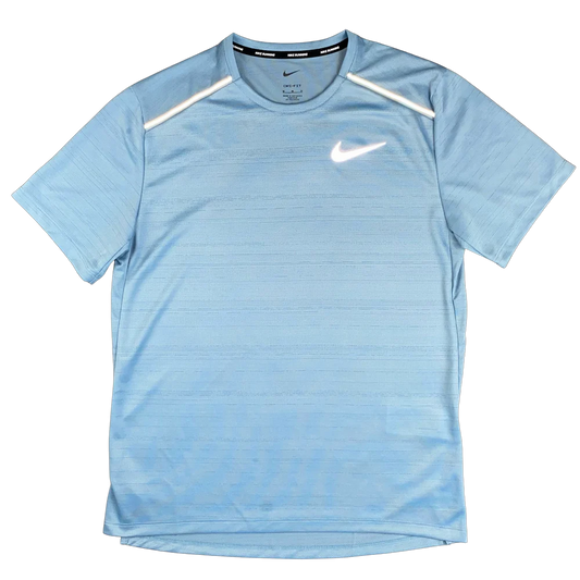 Nike Dri-Fit Miler 1.0 T-Shirt 'Worn Blue' by Nike in Uncategorized. Available at KershKicks for £28.00. A must-have for fans of Nike looking to elevate their style with this Activewear.