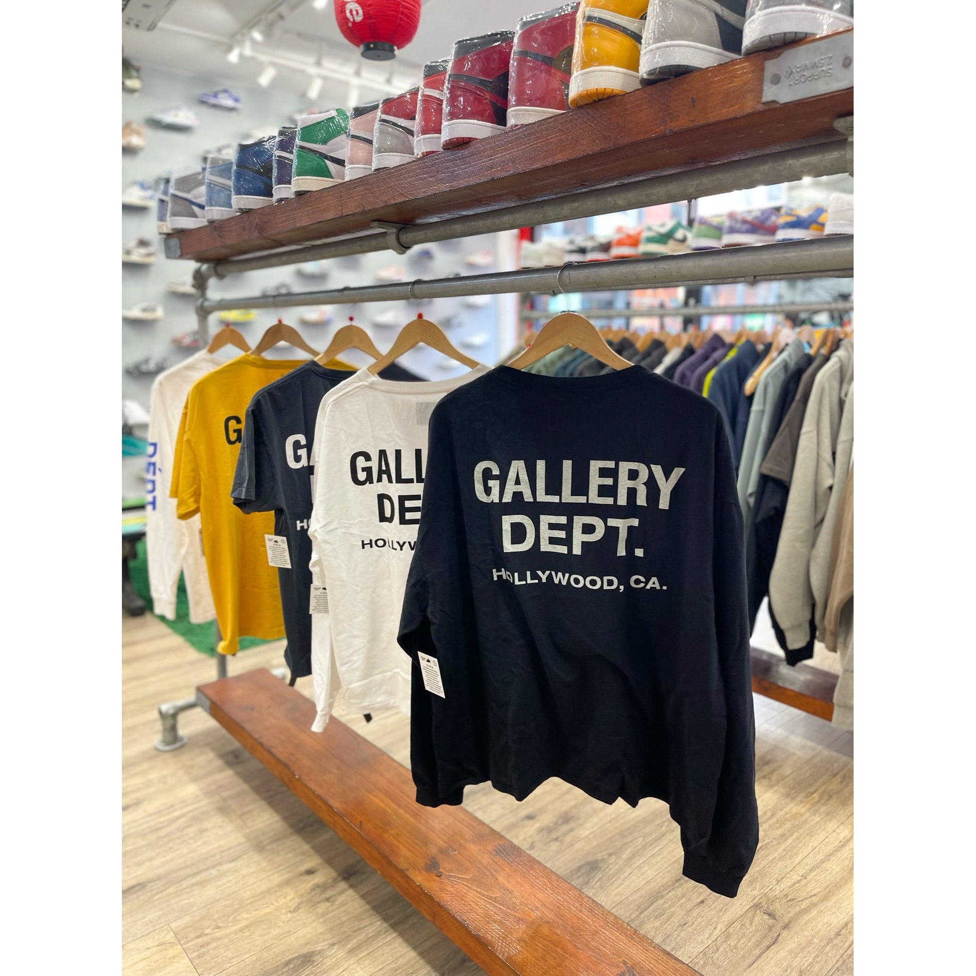 Gallery Dept. Souvenir L/S T-Shirt Black by GALLERY DEPT. from £250.00