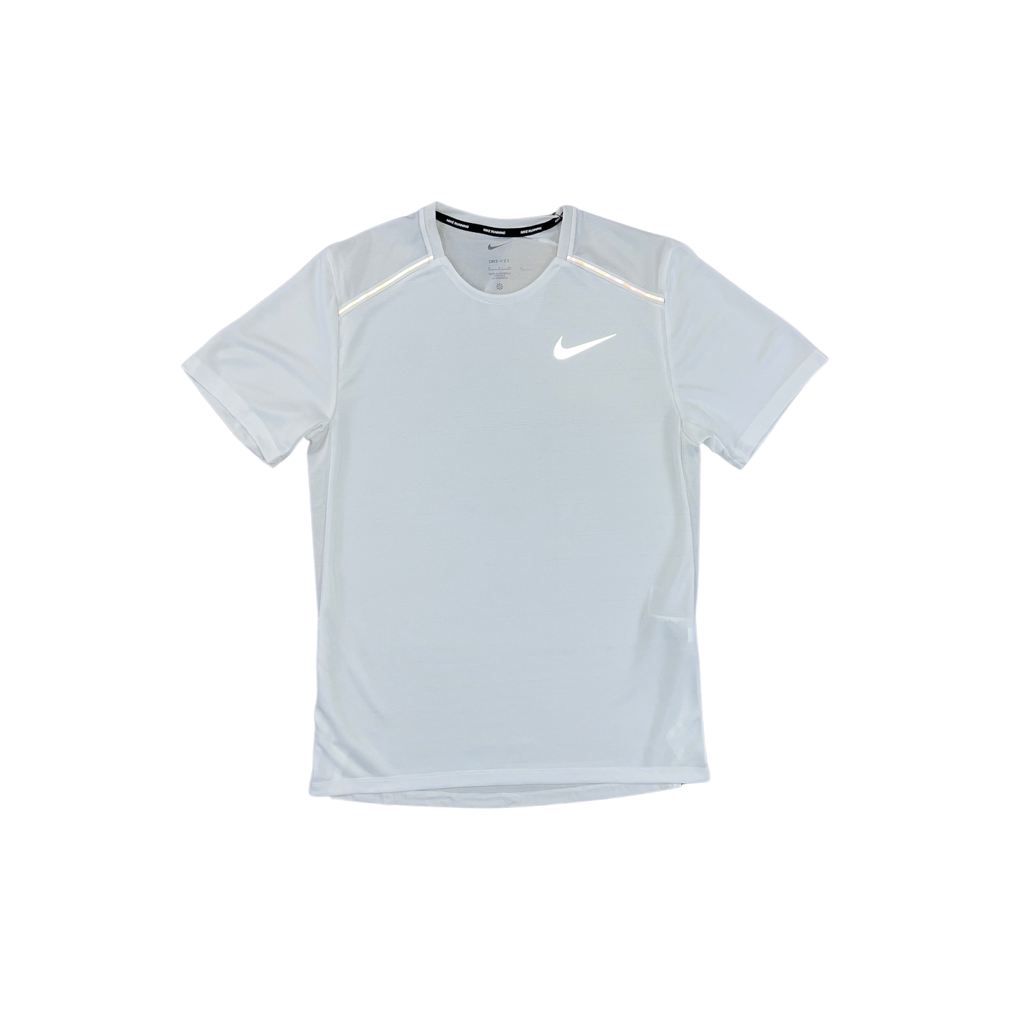 Nike Dri-FIT 1.0 Miler Running T Shirt White by Nike in Uncategorized. Available at KershKicks for £32.00. A must-have for fans of Nike looking to elevate their style with this T-Shirt.