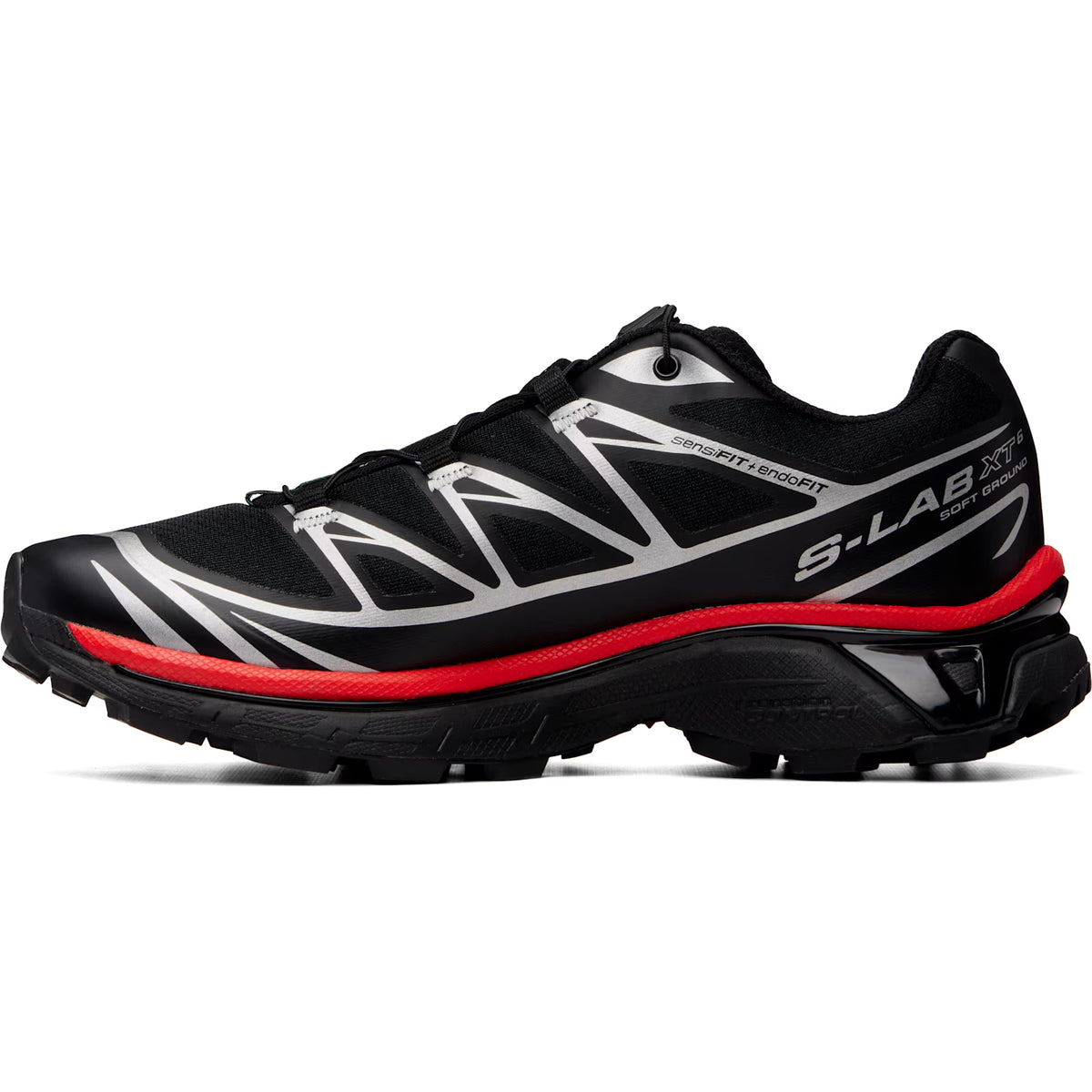 Salomon XT-6 Black Fiery Red Silver