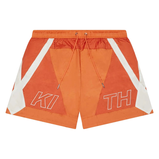 Kith Nylon Turbo Shorts Orange