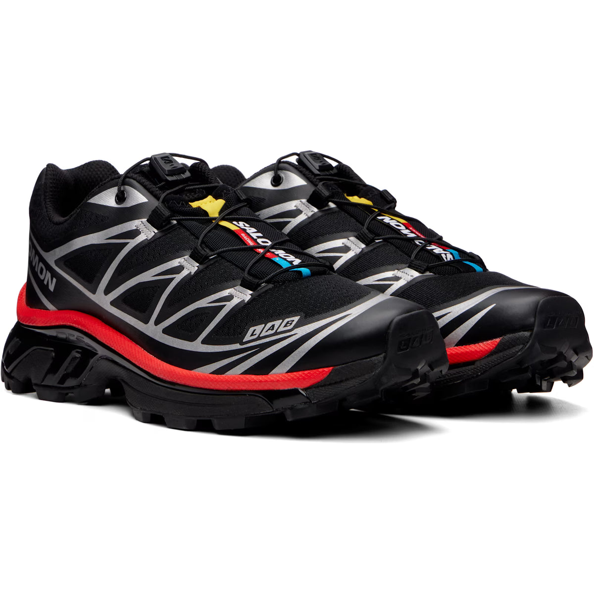 Salomon XT-6 Black Fiery Red Silver