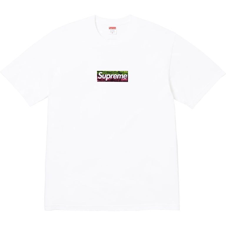 Supreme Prayer Card Box Logo Tee White | Supreme | KershKicks