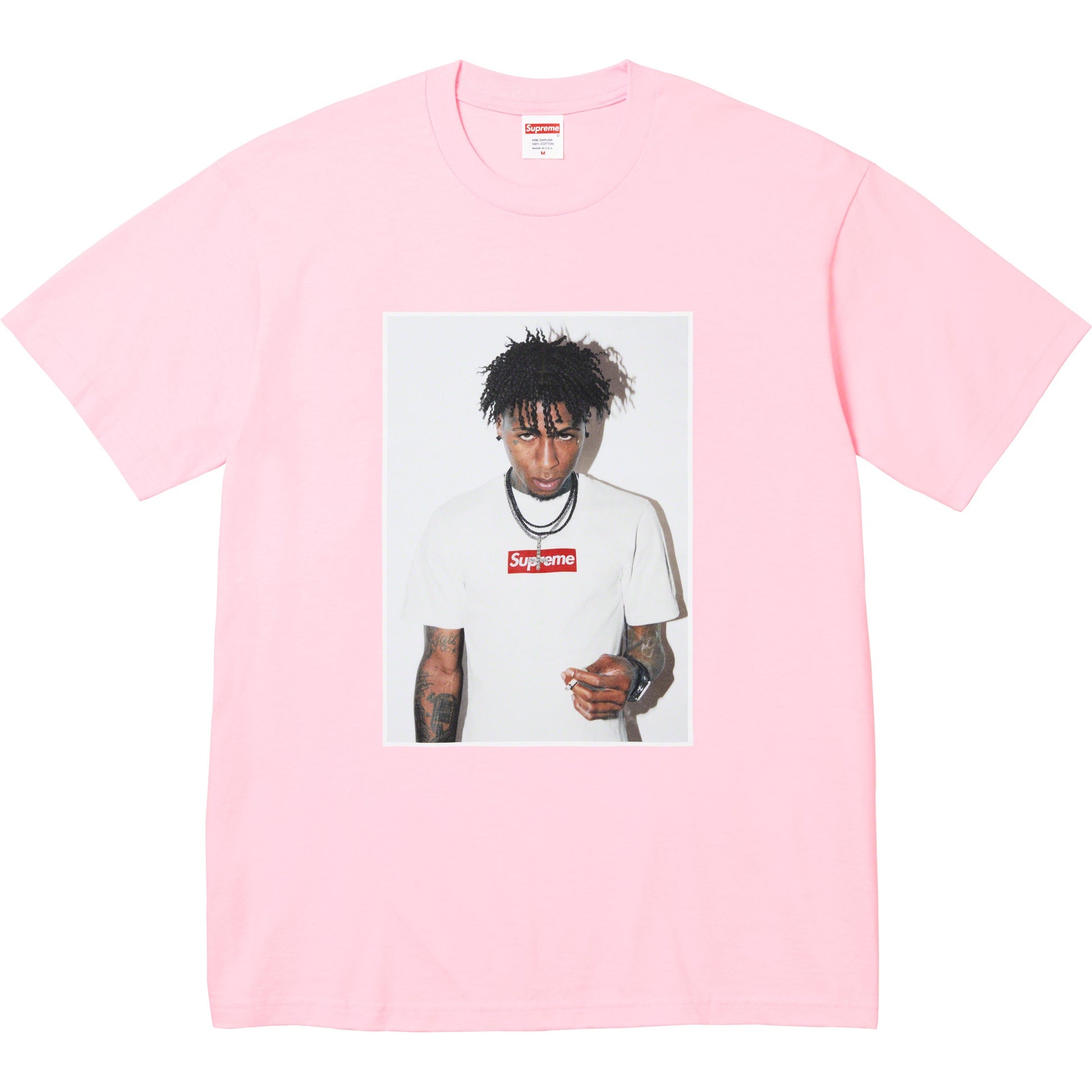 Supreme NBA Youngboy Tee Pink by Supreme in . Available at KershKicks for £95.00. A must-have for fans of Supreme looking to elevate their style with this T-Shirt.