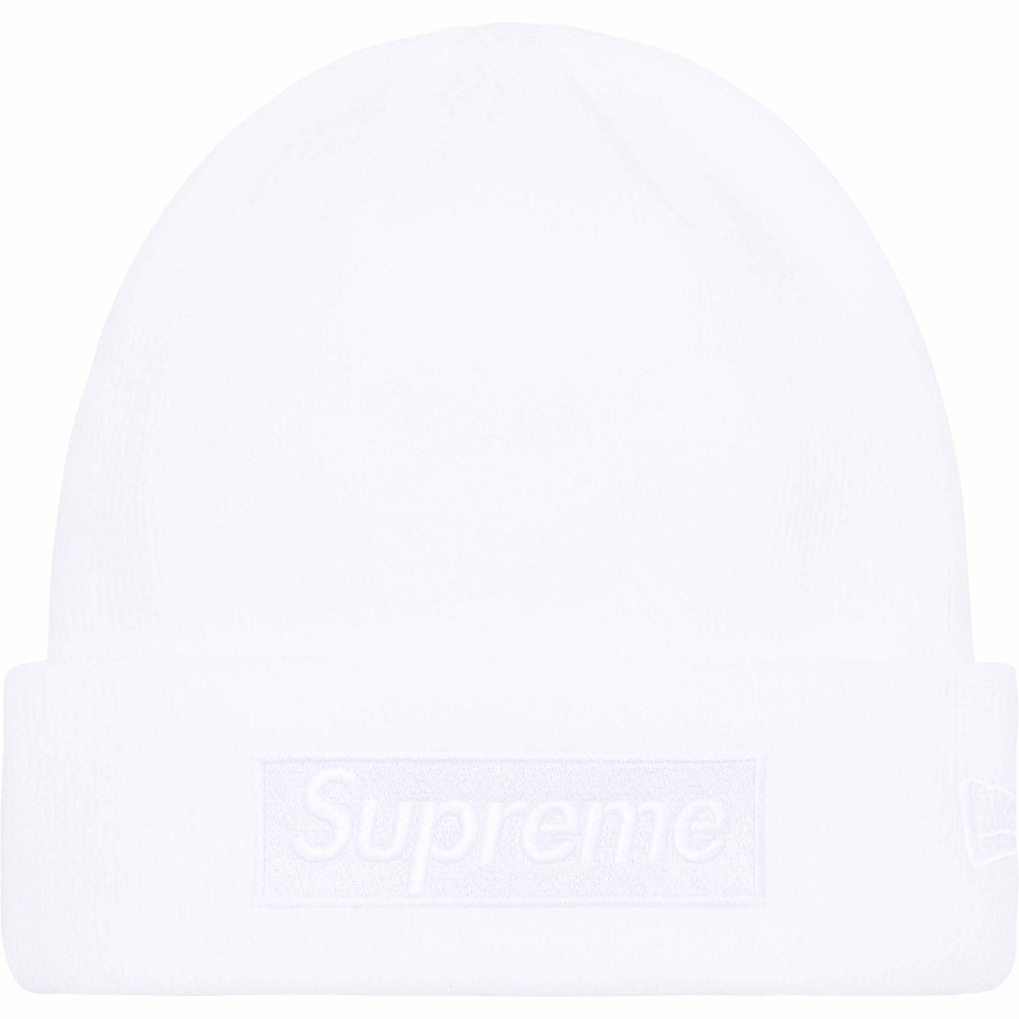 Supreme New Era Box Logo Beanie (FW23) White by Supreme from £85.00