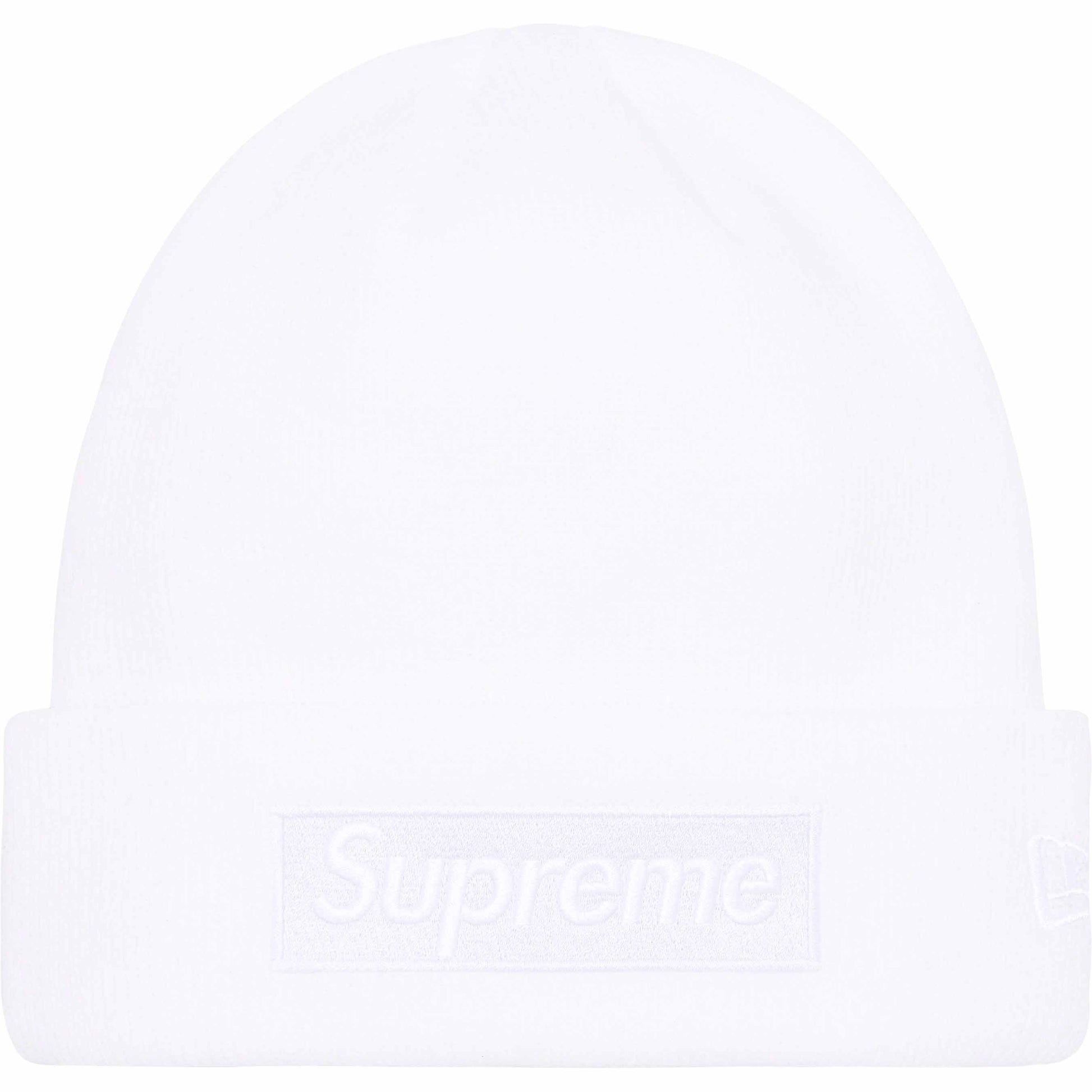 Supreme New Era Box Logo Beanie (FW23) White by Supreme from £85.00