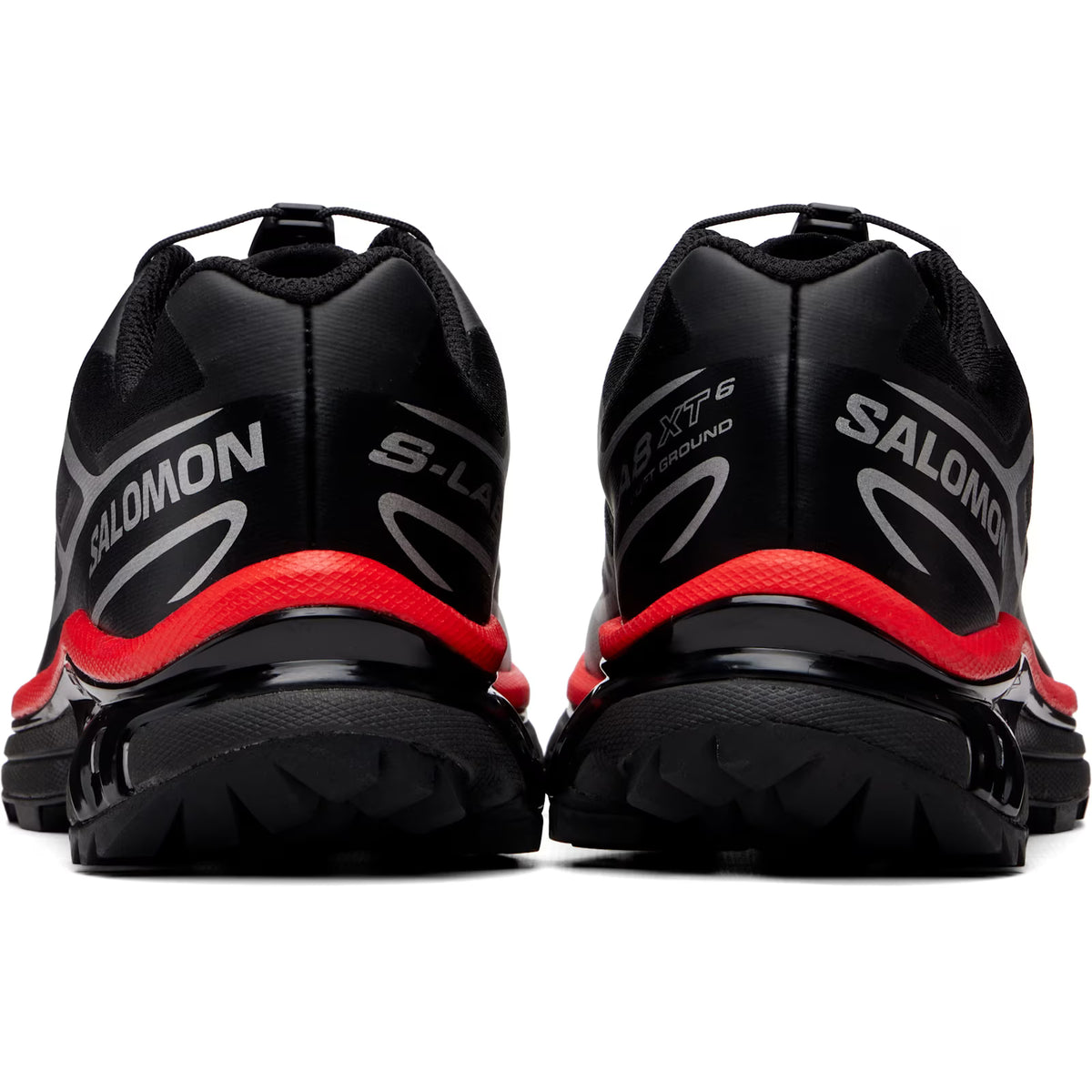 Salomon XT-6 Black Fiery Red Silver