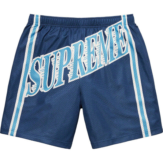 SUPREME SLAP SHOT MESH SHORT NAVY by Supreme in Shorts. Available at KershKicks for £175.00. A must-have for fans of Supreme looking to elevate their style with this Shorts.