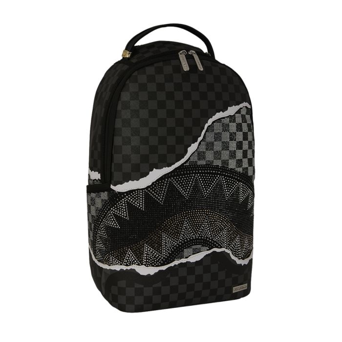 Sprayground Backpack - Silver Diamond Tear