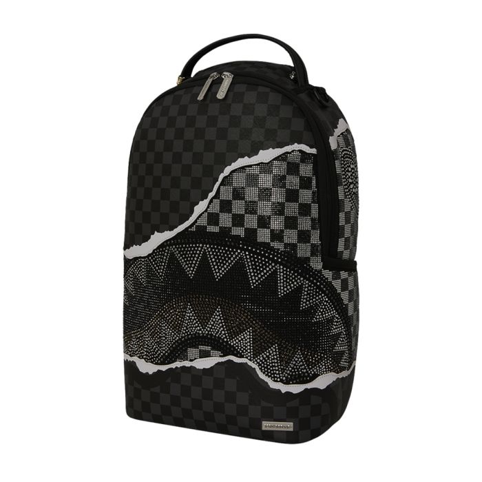 Sprayground Backpack - Silver Diamond Tear