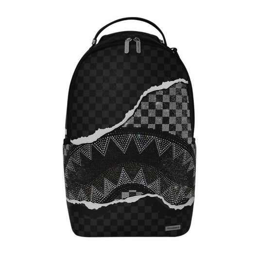 Sprayground Backpack - Silver Diamond Tear