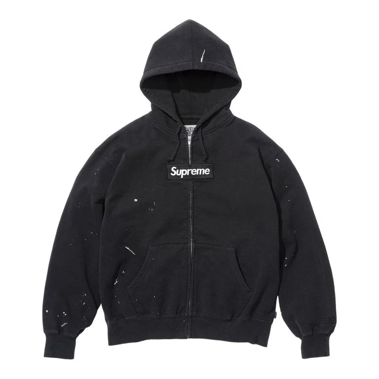 Supreme MM6 Maison Margiela Box Logo Zip Up Hooded Sweatshirt Supreme MM6 Maison Margiela Box Logo Zip Up Hooded Sweatshirt