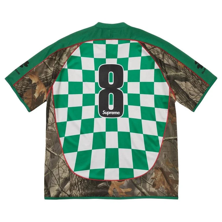 Supreme Checkerboard Soccer Jersey Real Tree Hardwoods Camo