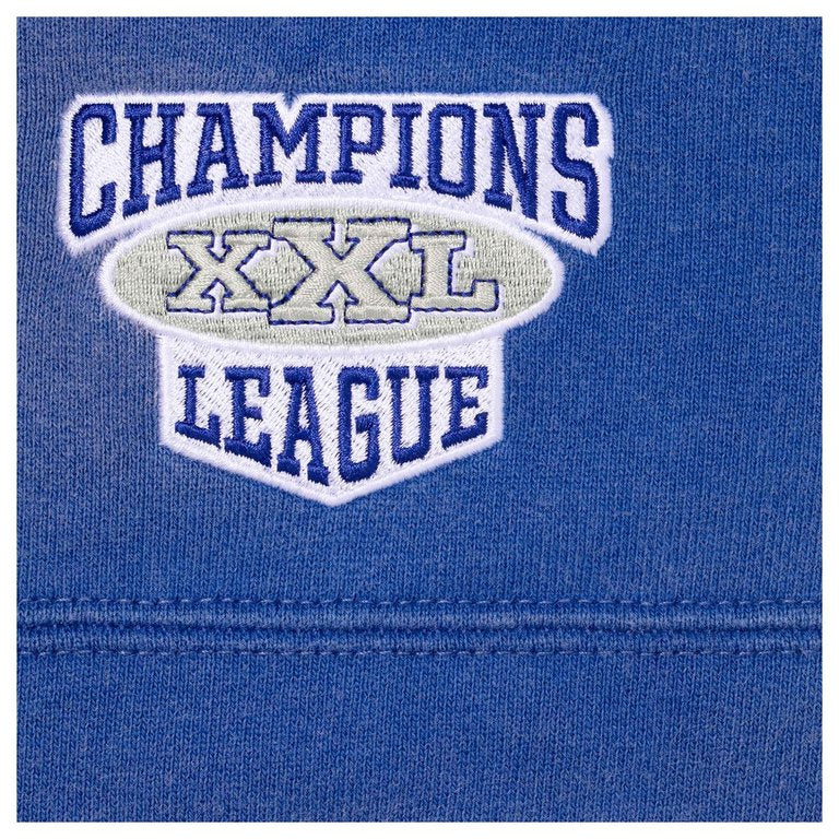 Supreme Football Jersey Hooded Sweatshirt Royal
