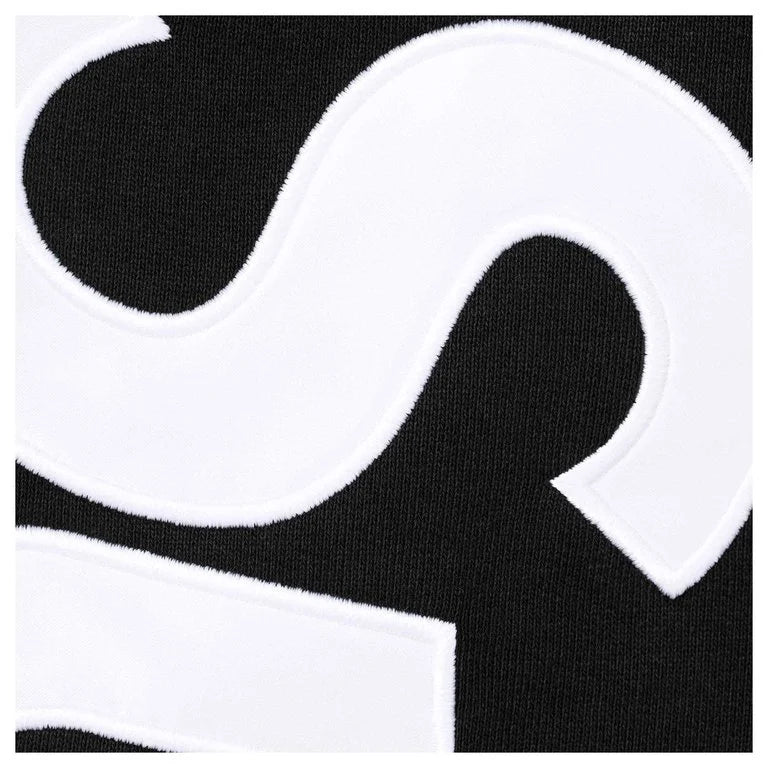 Supreme SS26 Satin Appliqué Sweatpant Black
