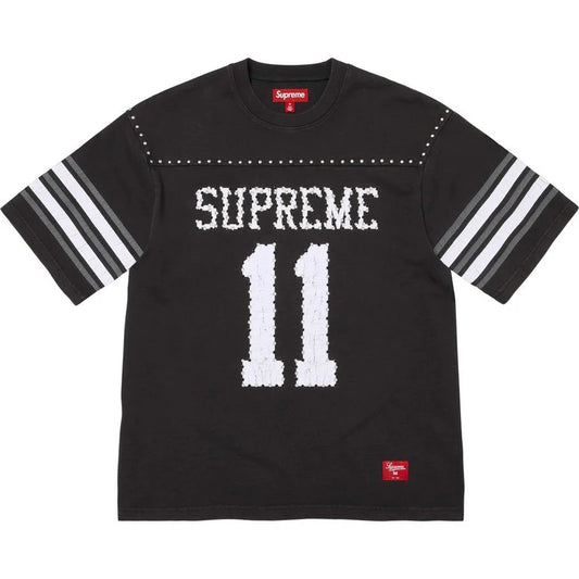Supreme Studded S/S Football Top Black
