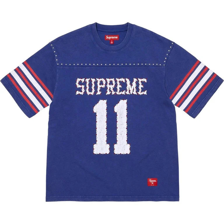 Supreme Studded S/S Football Top Royal