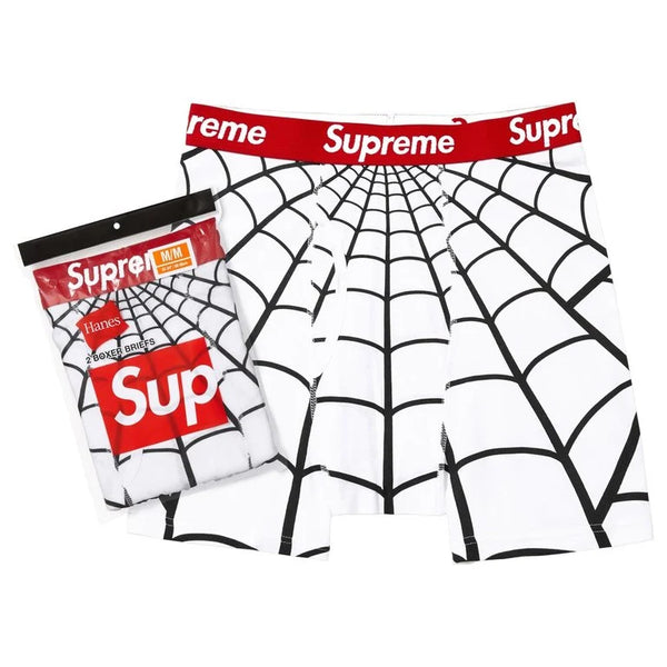 Supreme Hanes Spider-Man Boxer Briefs (2 Pack) White | Supreme Supreme Hanes Spider-Man Boxer Briefs (2 Pack) White | Supreme