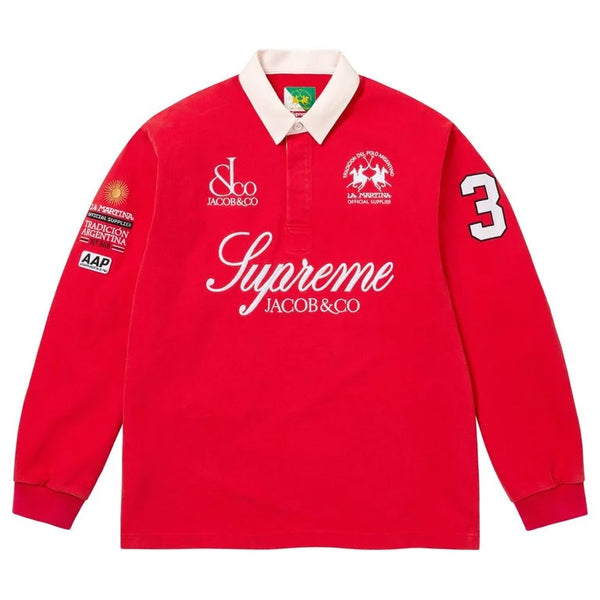 Supreme La Martina Jacob & Co Rugby Red | Supreme | KershKicks