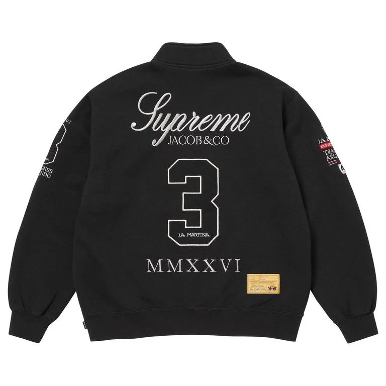 Supreme La Martina Jacob & Co Zip Up Sweatshirt Black