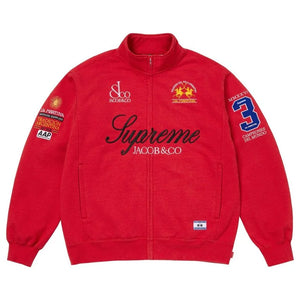 Supreme La Martina Jacob & Co Zip Up Sweatshirt Red | Supreme