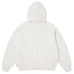 Supreme x MM6 Maison Margiela Box Logo Zip Up Hooded Sweatshirt White