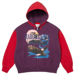 Supreme MM6 Maison Margiela Eagle Zip Up Hooded Sweatshirt Red