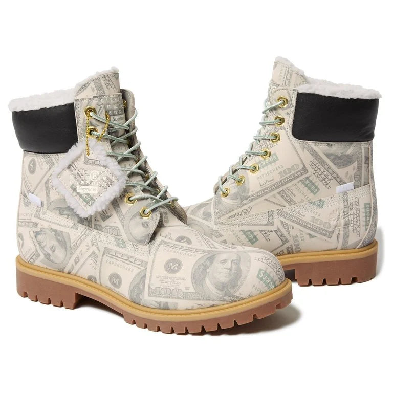 Supreme MM6 Maison Margiela Timberland Money 6 Premium Waterproof Boot