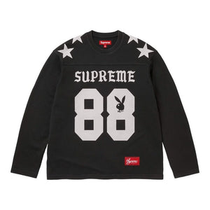 Supreme Playboy L/S Football Top Black | Supreme | KershKicks