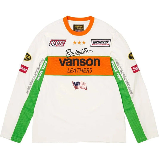 Supreme®/Vanson Leathers® L/S Top White
