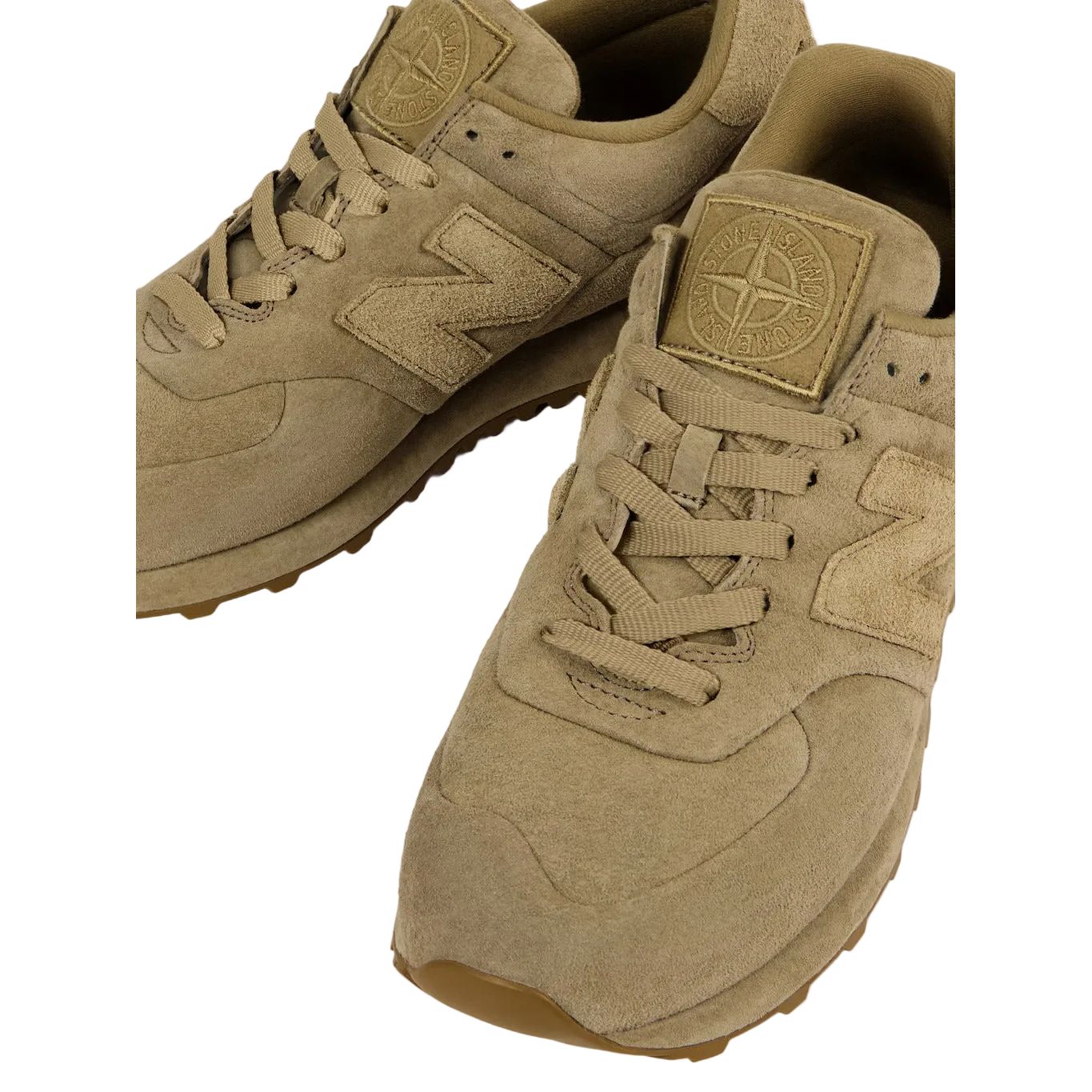 New Balance 574 Ghost Stone Island Dark Beige