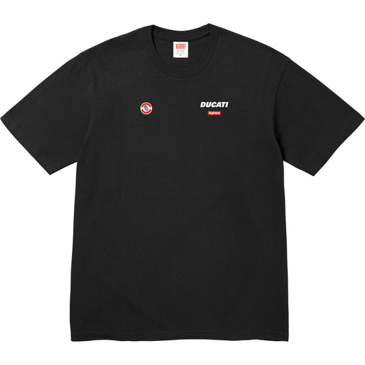 SUPREME®/DUCATI® LOGO TEE BLACK by Supreme in . Available at KershKicks for £95.00. A must-have for fans of Supreme looking to elevate their style with this T-Shirt.