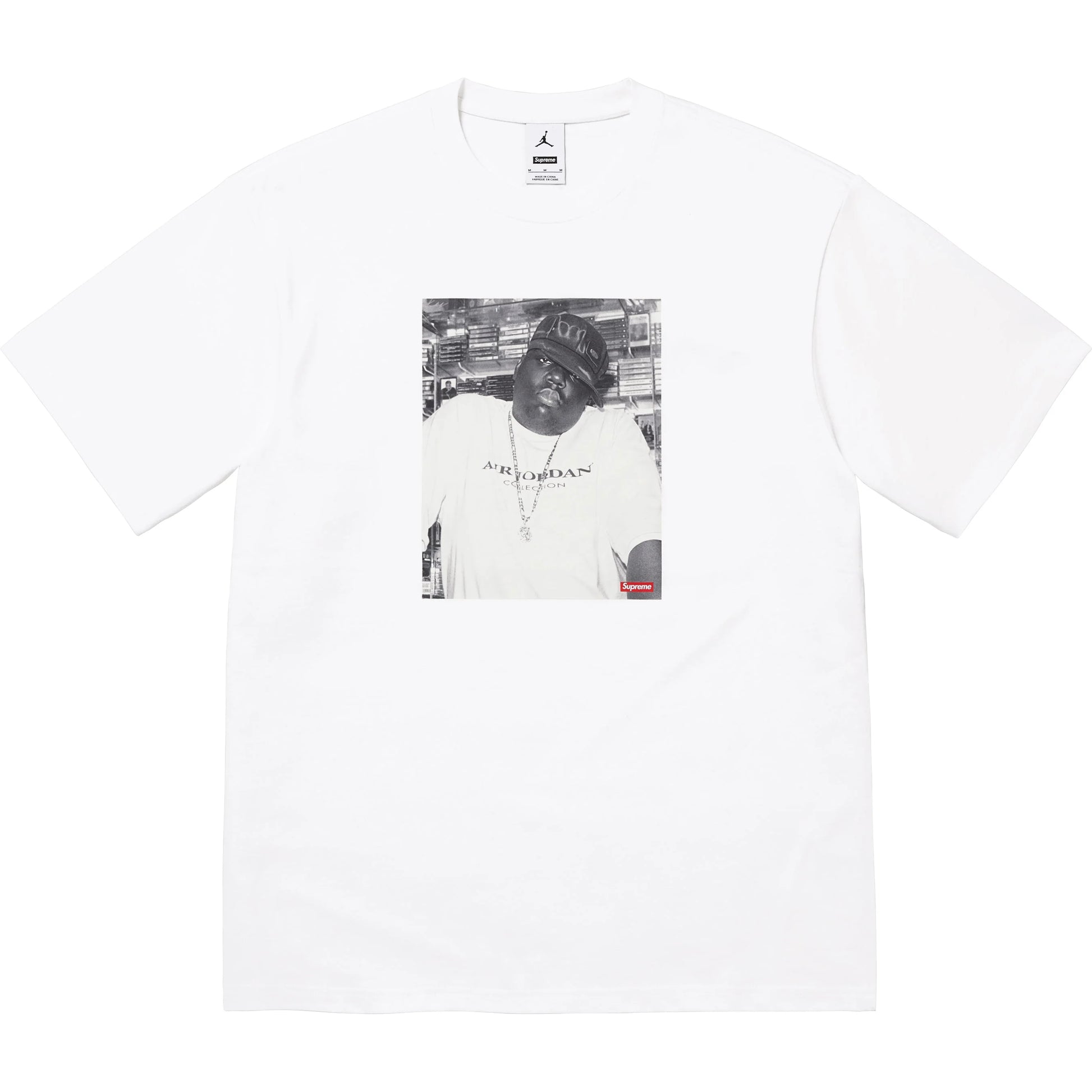 Supreme Jordan Biggie S/S Top White Supreme KershKicks