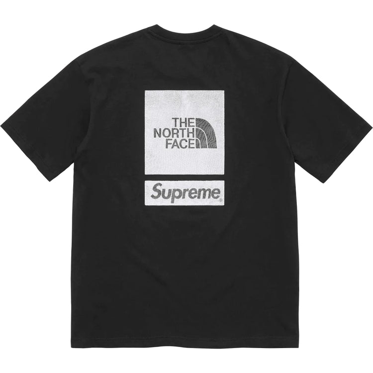 North face supreme metallic top tee