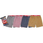 Supreme Hanes  Plaid Boxers (4 Pack)