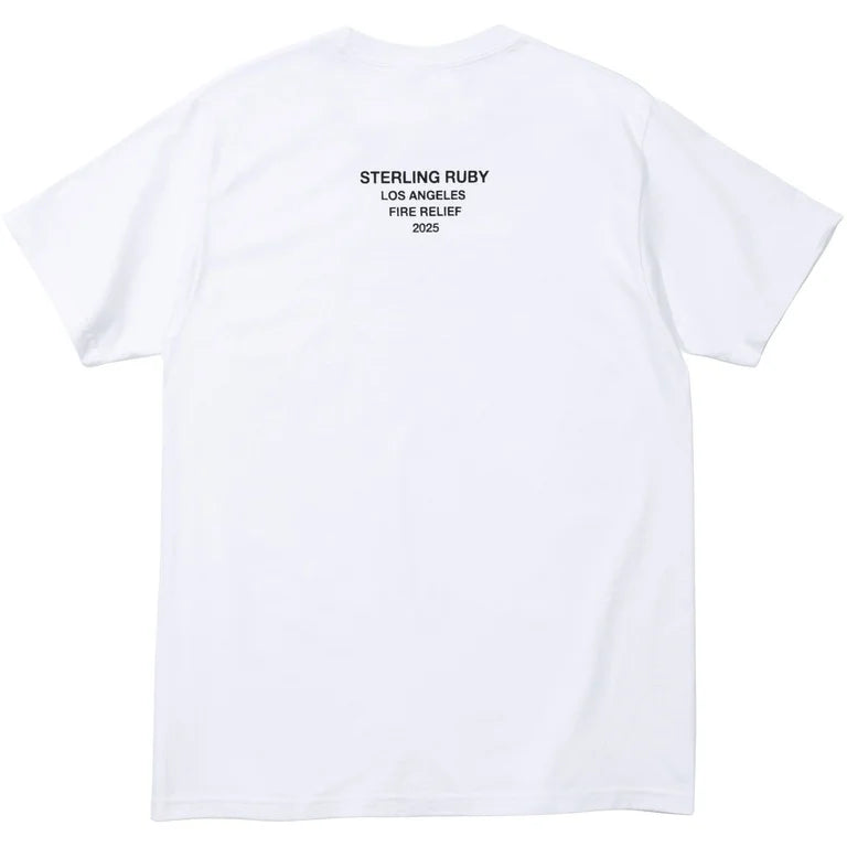 Supreme Los Angeles Fire Relief Box Logo Tee White