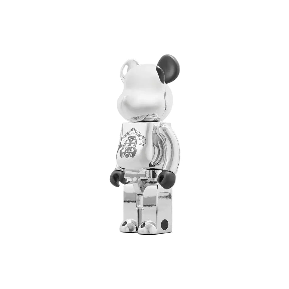 Silver Medicom x Footpatrol BE@RBRICK 400%