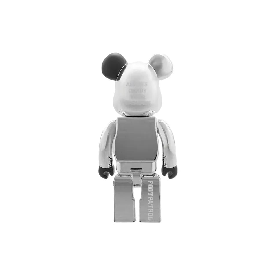 Silver Medicom x Footpatrol BE@RBRICK 400%