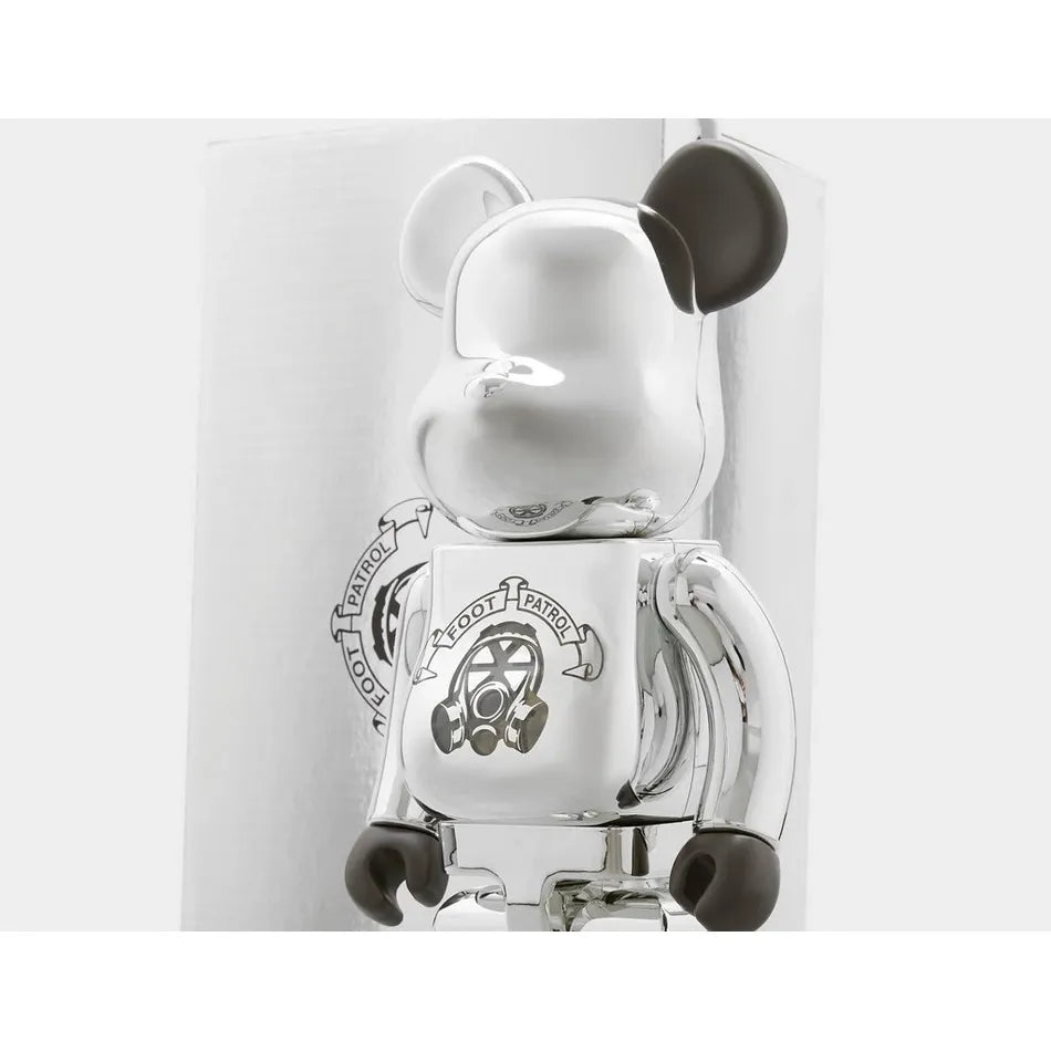 Silver Medicom x Footpatrol BE@RBRICK 400%