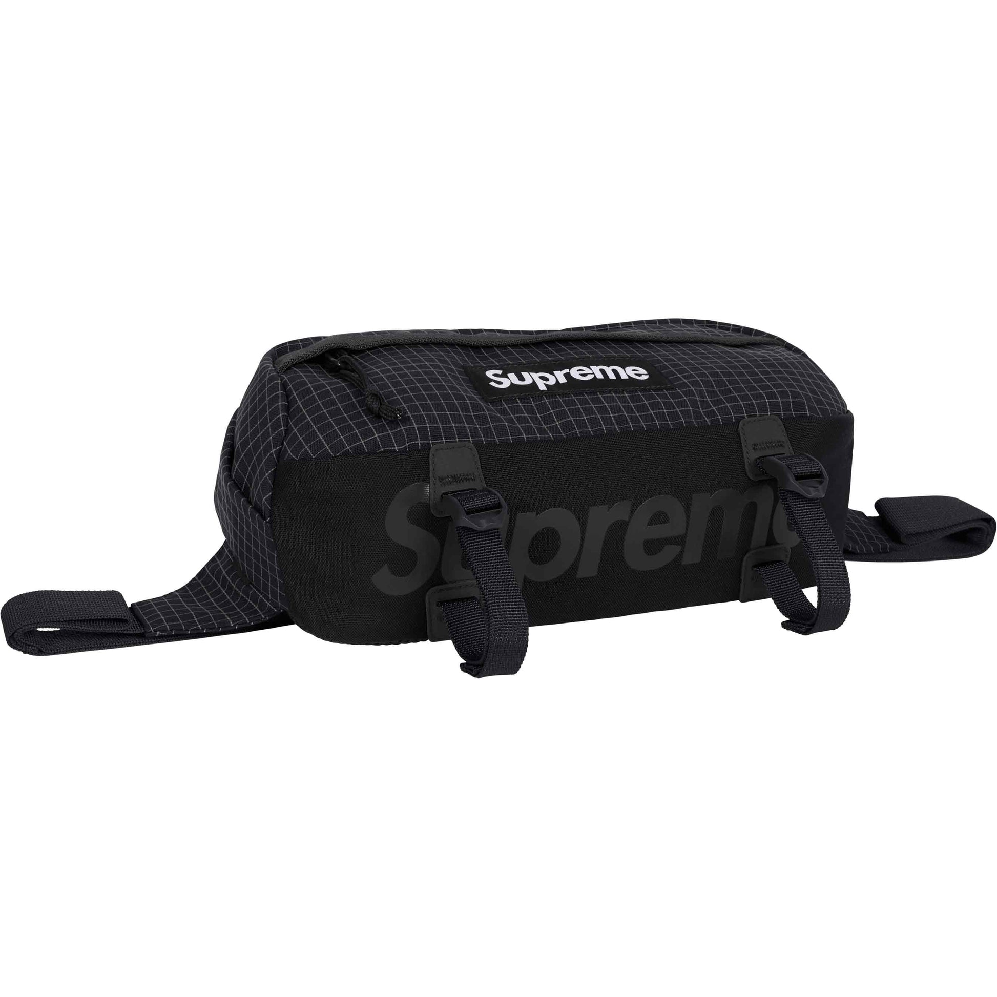 Supreme Waist Bag Black SS24 by Supreme in Handbags, Wallets & Cases. Available at KershKicks for £115.00. A must-have for fans of Supreme looking to elevate their style with this Bag.
