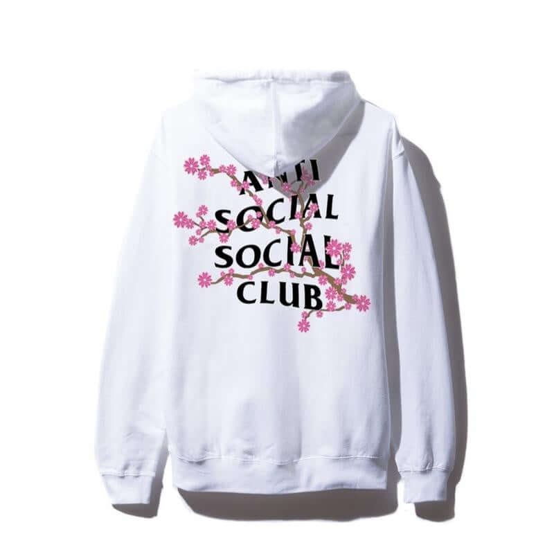 Anti Social Social Club Cherry Blossom Hoodie - White from Anti Social Social Club