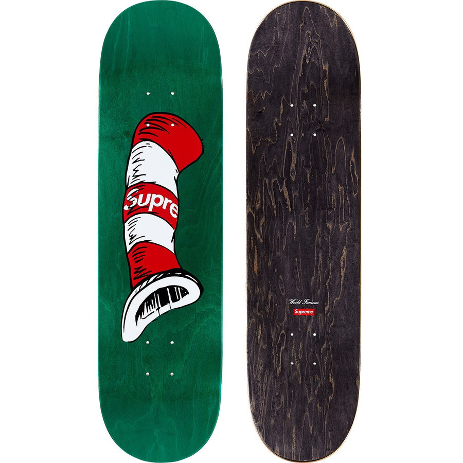 Supreme Cat In The Hat Skateboard Deck - Green by Supreme in . Available at KershKicks for £85.00. A must-have for fans of Supreme looking to elevate their style with this Skateboard.