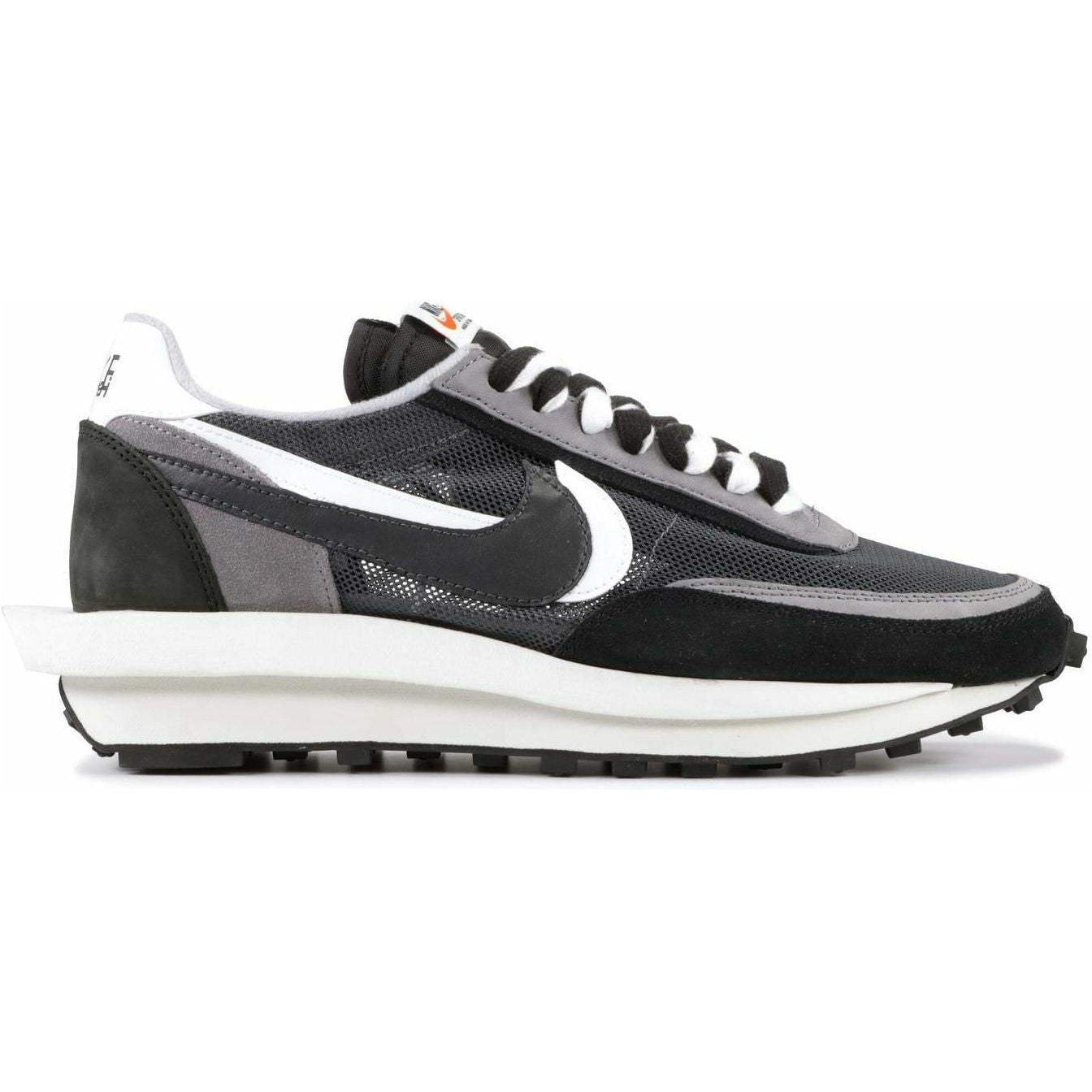 Nike LD Waffle Sacai Black by Nike in Shoes. Available at KershKicks for £650.00. A must-have for fans of Nike looking to elevate their style with this Shoes.