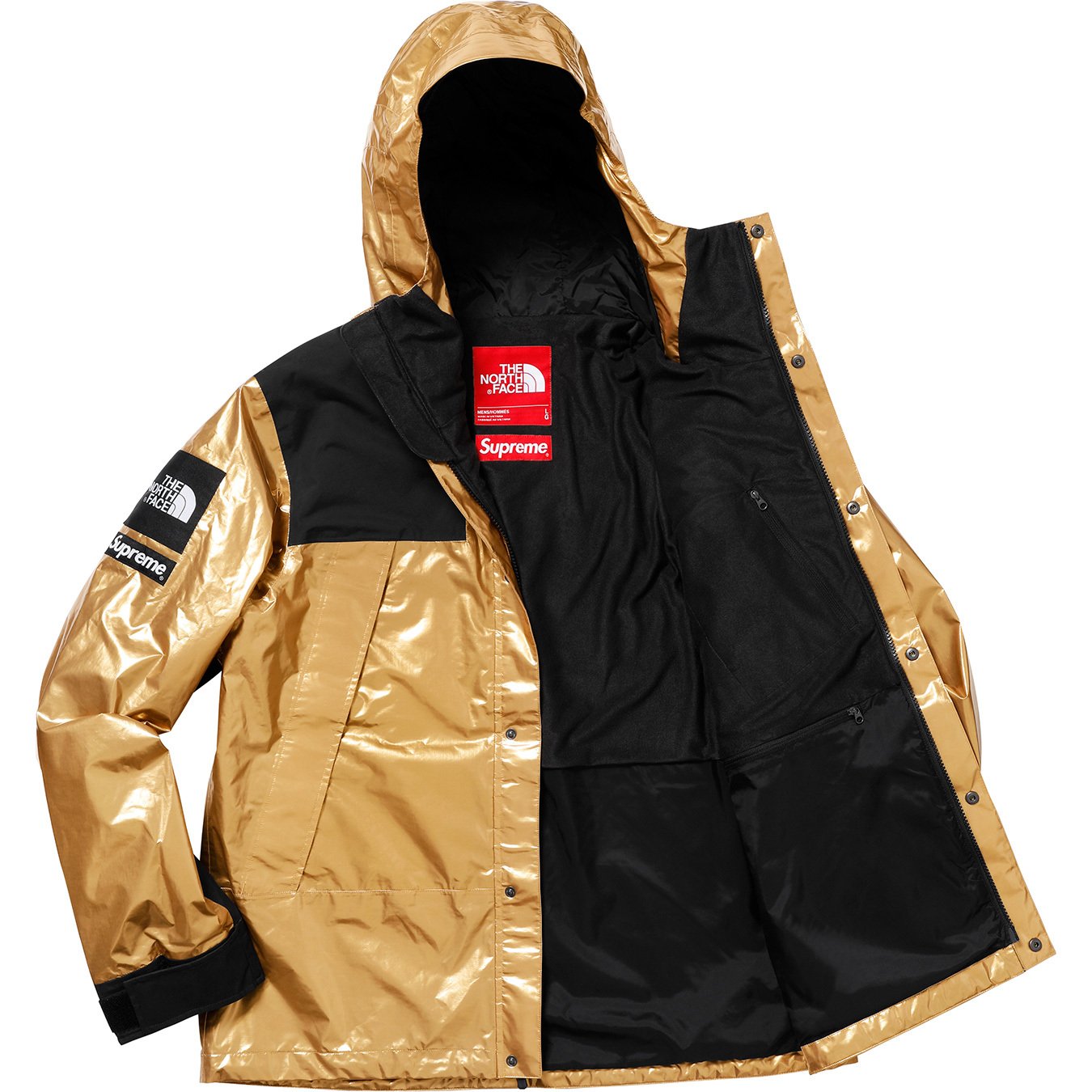 Supreme The North Face Metallic Mountain Parka - Gold by Supreme in Clothing. Available at KershKicks for £600.00. A must-have for fans of Supreme looking to elevate their style with this Jacket.