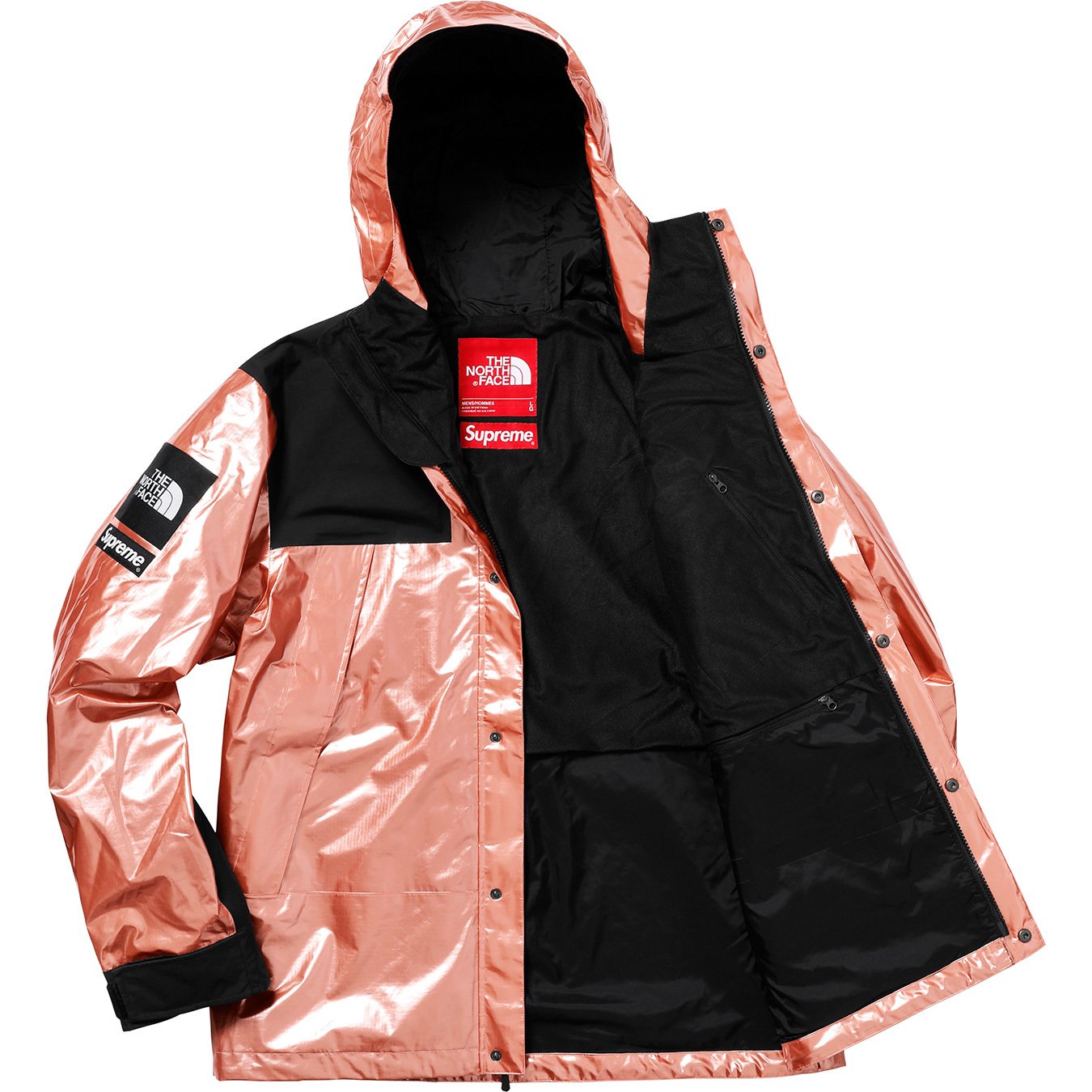 Supreme The North Face Metallic Mountain Parka - Rose by Supreme in Clothing. Available at KershKicks for £650.00. A must-have for fans of Supreme looking to elevate their style with this Jacket.